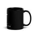 John 3:16 Cross & Nails black glossy mug, cream cross and nails design - PureBred Faith