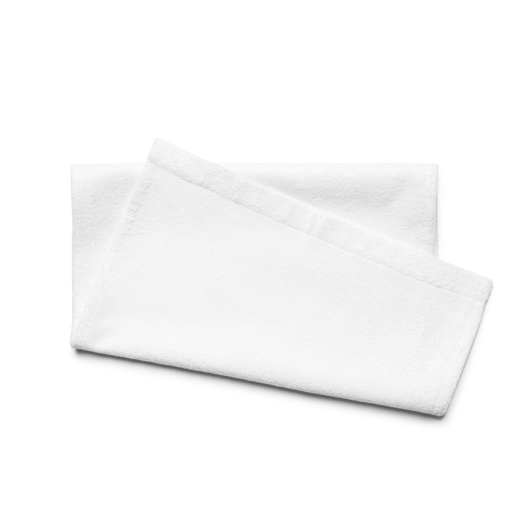 Folded John 3:16 cross and nails gym towel
