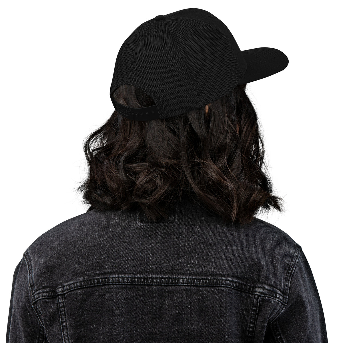 Trucker cap worn with a casual outfit