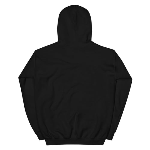 Discipline Is Worship black hoodie, back view - PureBred Faith