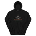 The Joy Of The Lord Nehemiah 8:10 black hoodie, front view - PureBred Faith