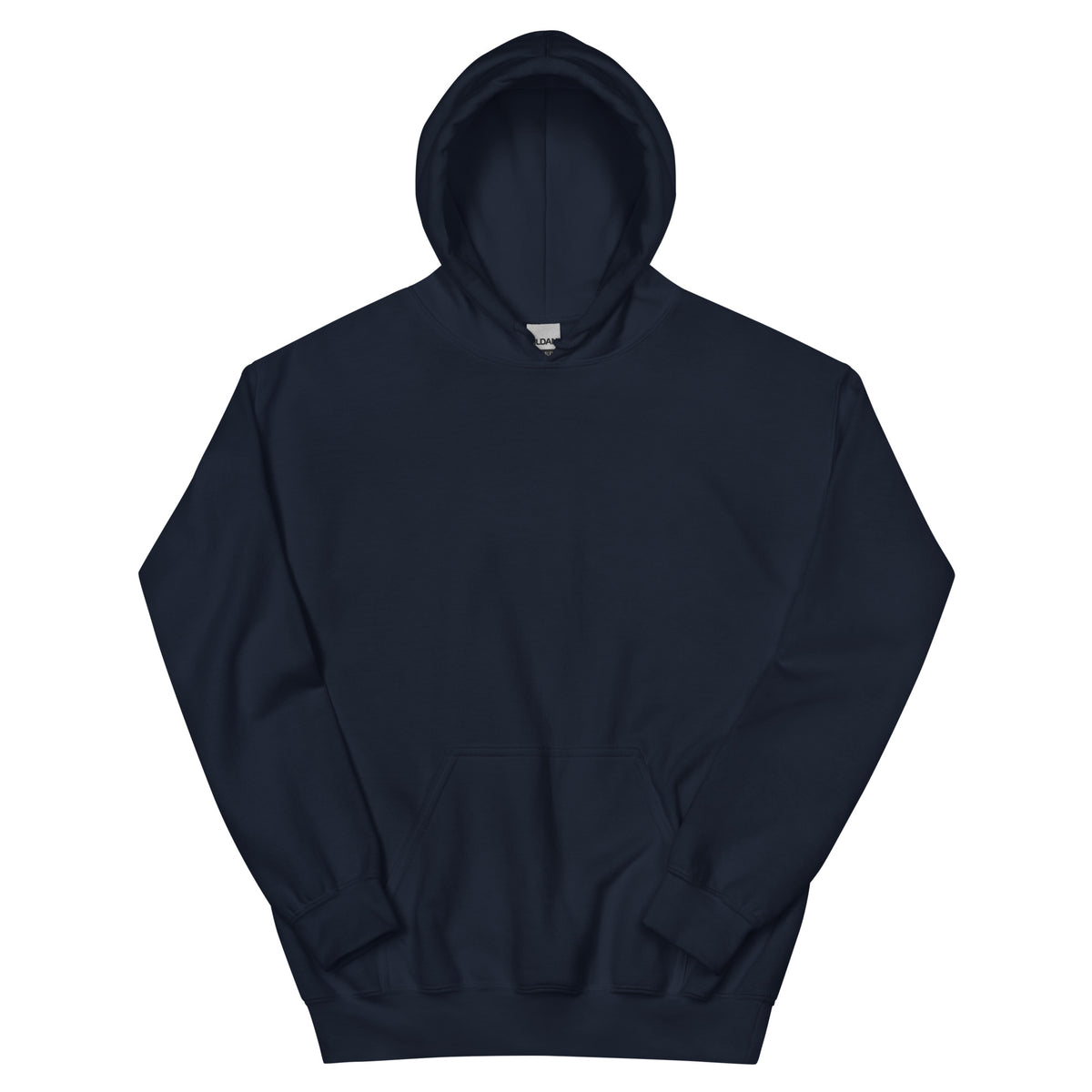 John 3:16 Scripture Cross Christian hoodie - navy, front view