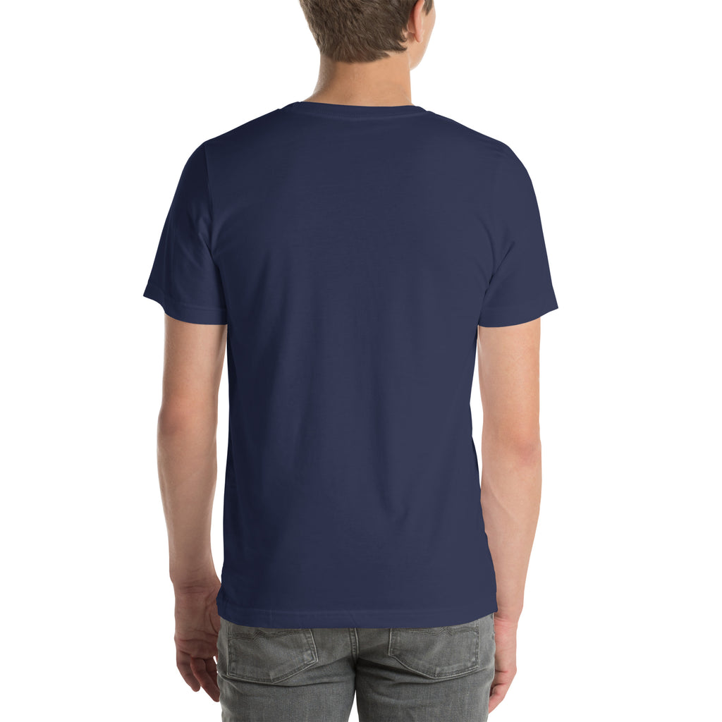 Made Perfect In Weakness 2 Corinthians 12:9 Christian t-shirt — navy, back view